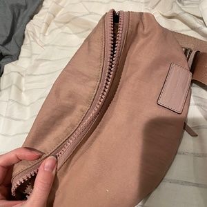 Rebecca Minkoff dusty pink belt bag